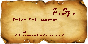 Polcz Szilveszter névjegykártya